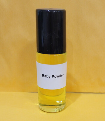 BABY POWDER Perfume Body Oil 1.0 oz - 30 ml Roll on Bottle NEW for UNISEX