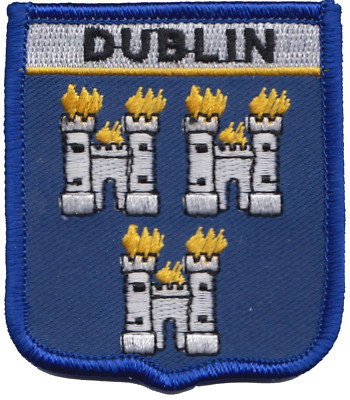 Dublin Ireland Flag Embroidered Patch