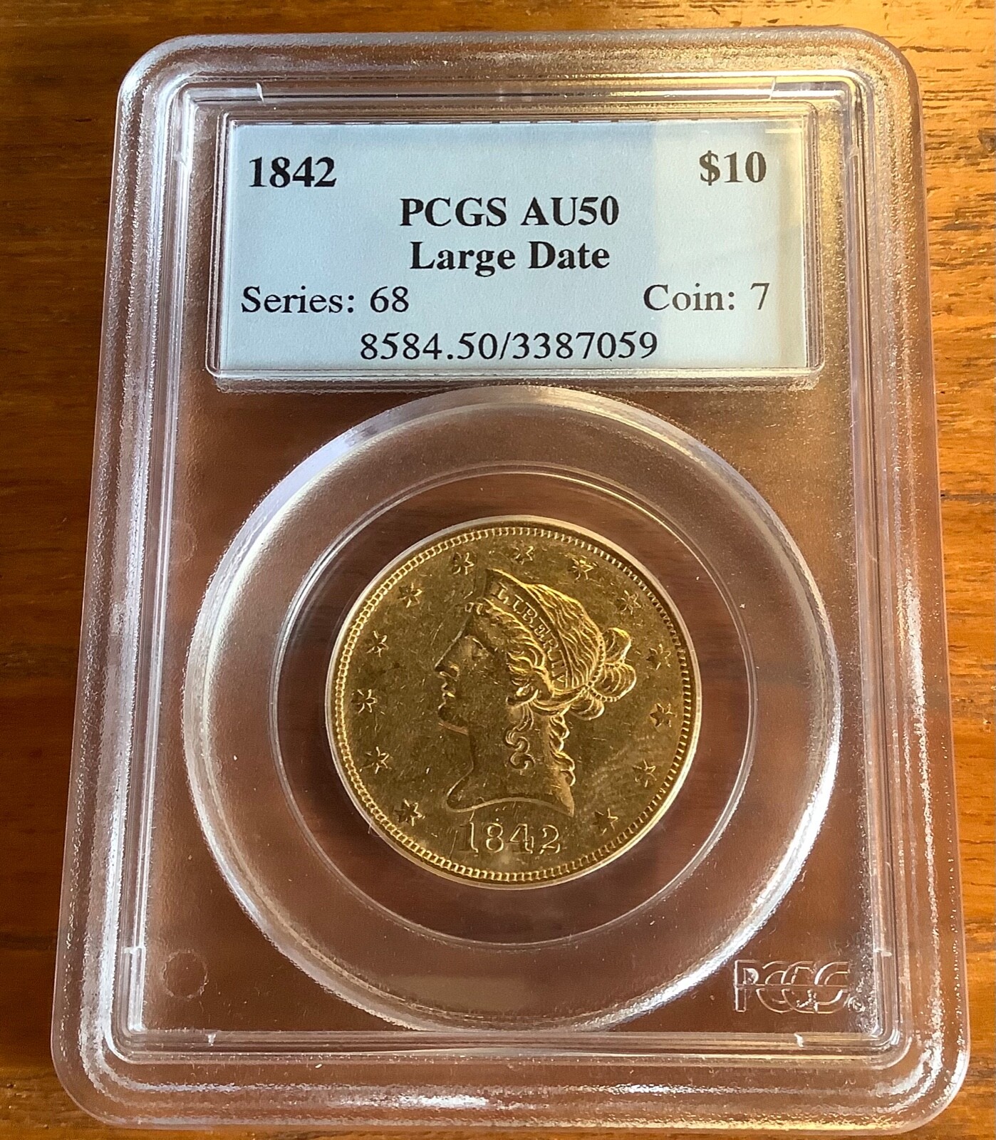 聖竜　ガブエリウス　　２枚 1842 $10 GOLD LIBERTY HEAD EAGLE LARGE DATE PCGS AU50 | eBay