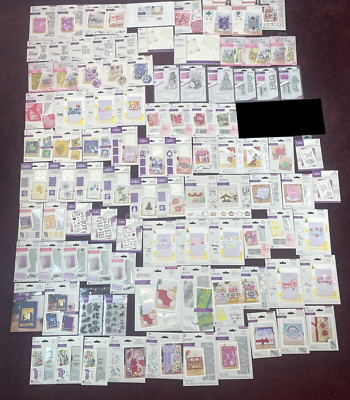 HUGE Lot 96 Crafters Companion Gemini Create A Card Stamp Die Papercraft MIXED