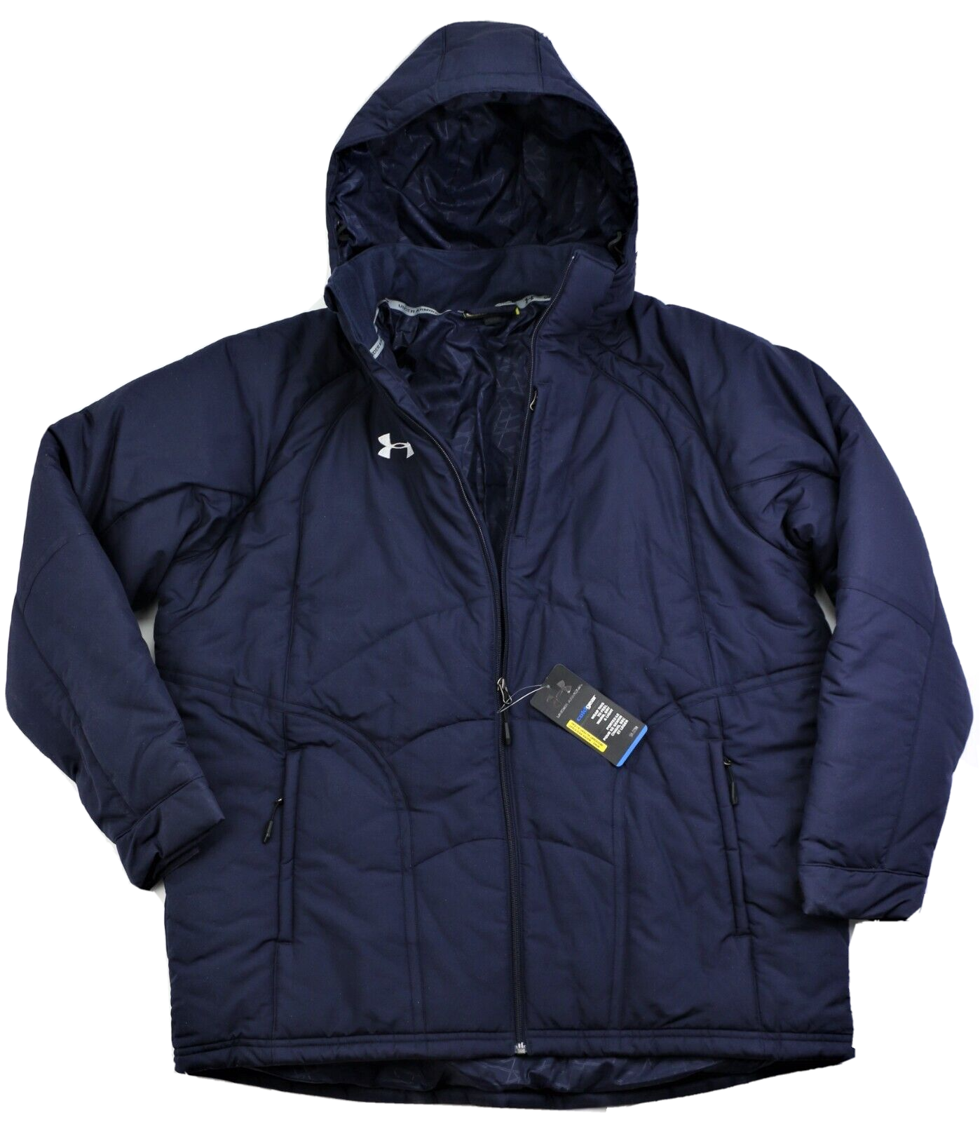 

Новая мужская куртка Under Armour Element, размер XXL UA, защита от холода, защита от ветра и воды, Dark navy