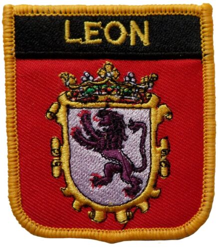 Leon Spain Shield Embroidered Patch