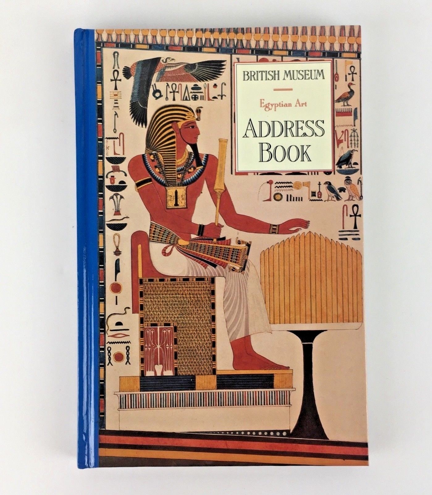 New British Museum Egyptian Address Book Art 1991 Putnam London England Vtg Gift