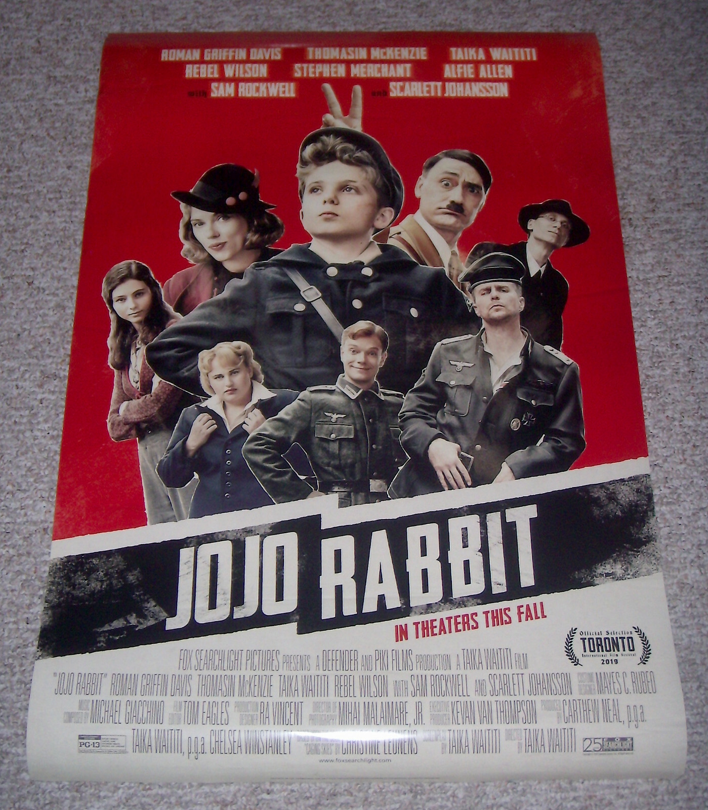その他 jojo rabit Jojo Rabbit *Original Movie Poster Double-Sided 27