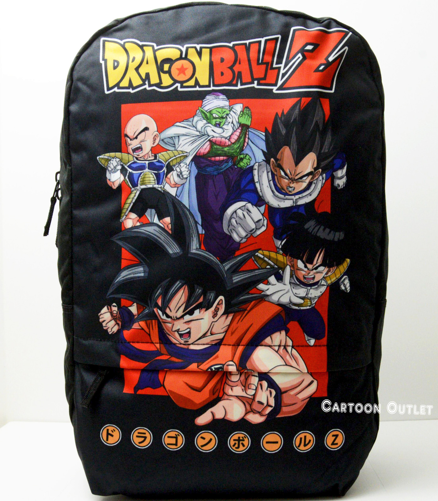 Dragon Ball Goku Large Backpack 18 School Travel Bag Vegeta Piccolo Krillin New