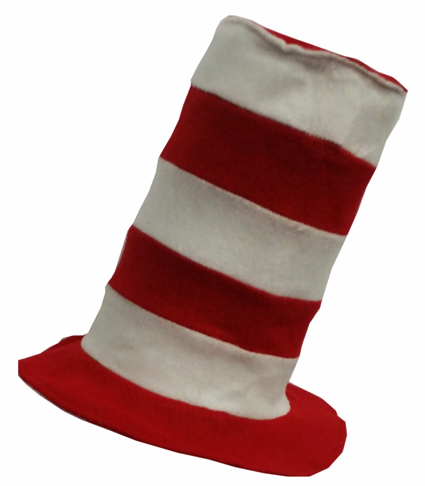 Pre-owned Hat Lot Of 50 Adult Teen Red White Striped Felt Stove Compare Dr Seuss Cat The