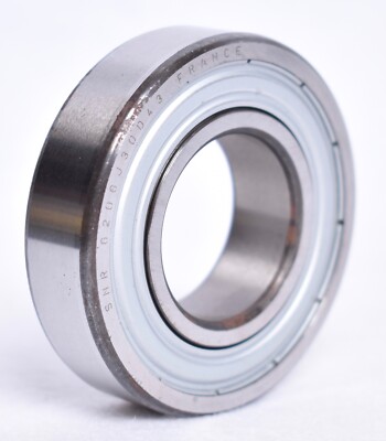 SNR Double Shielded Steel Ball Bearing  6206J30D43