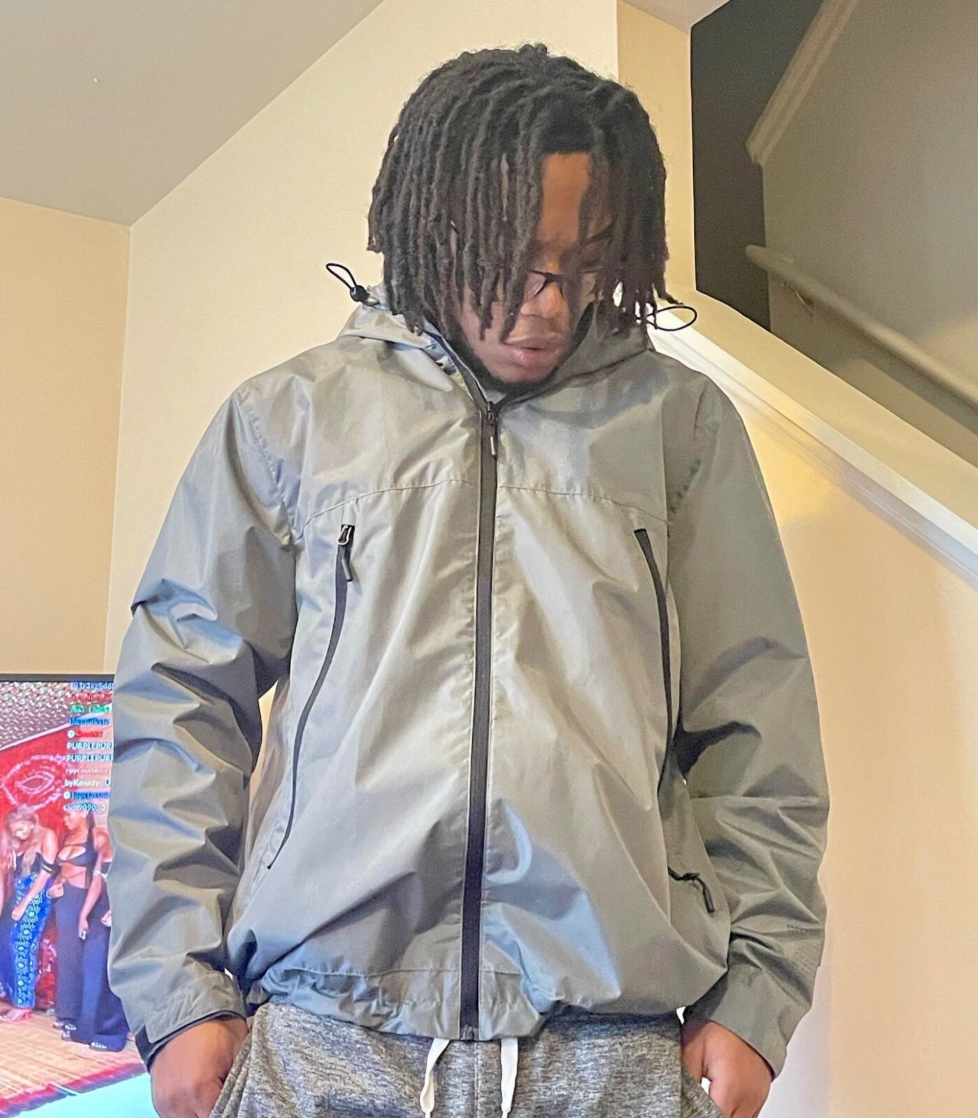 【Anyone more】Kosi Nylon Hood Windbreaker Jacket $_57.JPG?set_id=880000500F