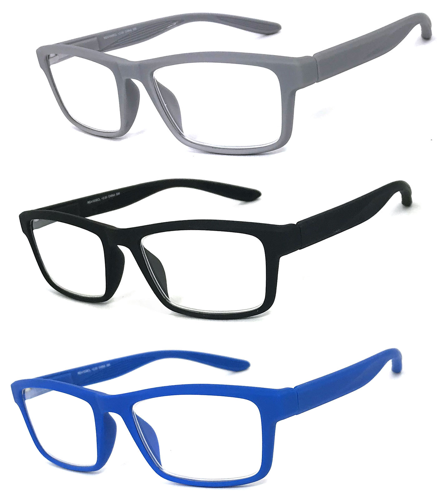 ️ Очки для чтения +1.75 Men Women Square Frame Reading Glasses Spring ...