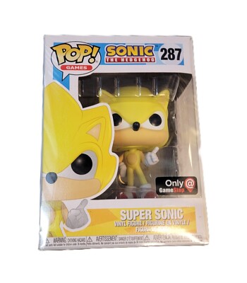 Funko Pop! Sonic The Hedgehog #287 Super Sonic GameStop Exclusive New