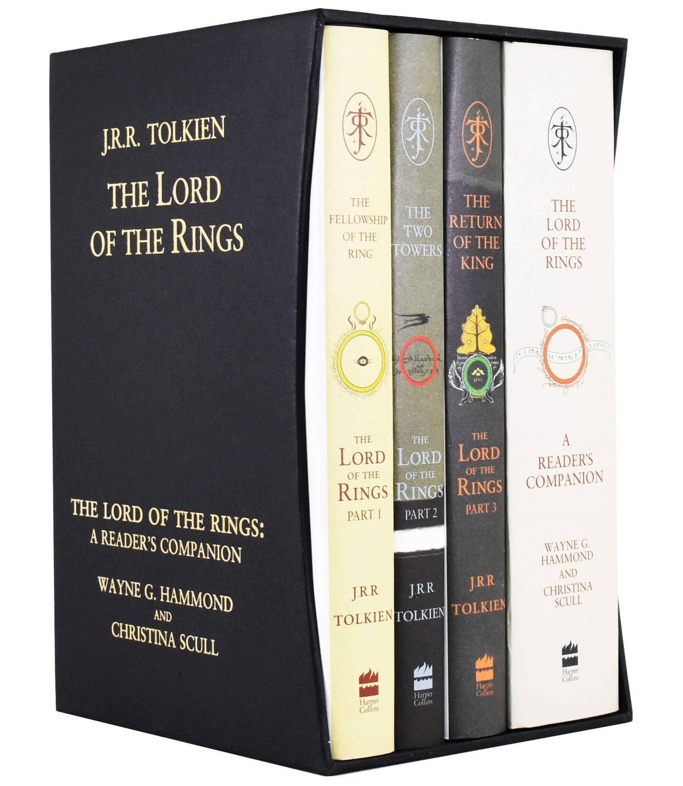 The Lord of the Rings & A Reader's Companion by J. R. R. Tolkien: 4 Books - HB