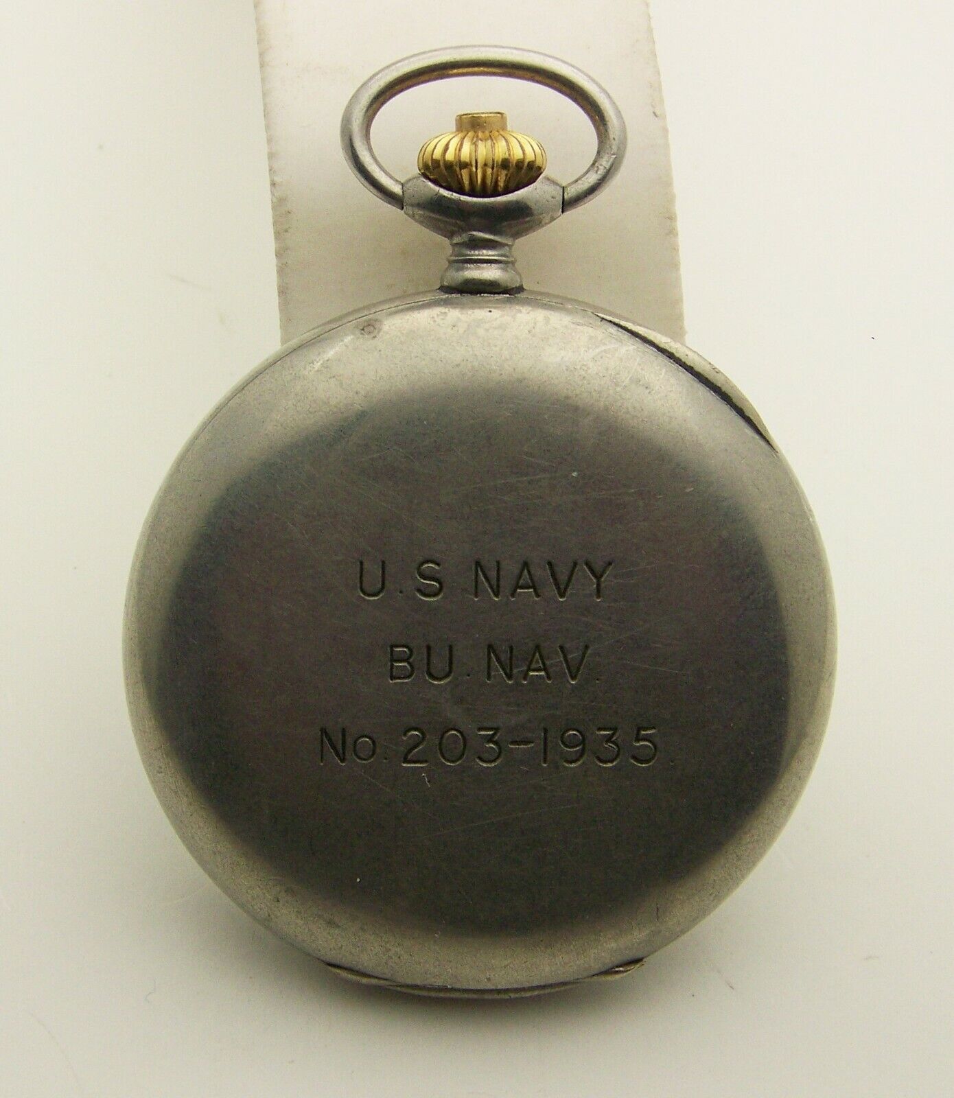 US Navy BU NAV Nickel High Grade Longines 30 Min. Timer Stop US Navy BU NAV Nickel High Grade Longines 30 Min. Timer Stop