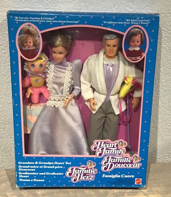 1986 Heart Family Grandma & Grandpa doll set NRFB Barbie | eBay