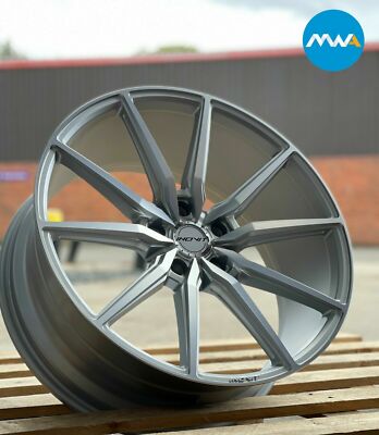 19" Inovit Frixion 5 Alloy Wheels 5x108 Silver Machined fit Ford Focus inc ST RS