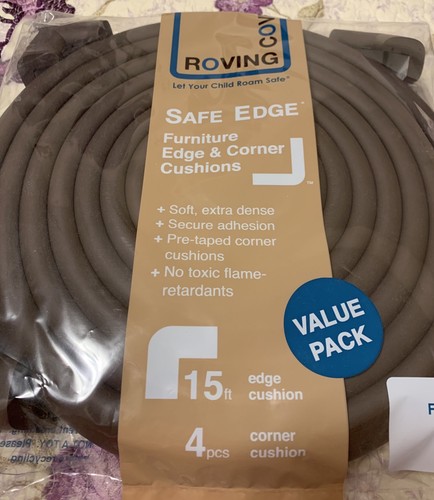 Roving Cove 18ft Edge 8 Corners Safe and Corner Cushion PRE-TAPED Jumbo