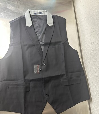 HISDERN Men's Suit Vest Formal Dress Waistcoat Business Vest Casual Wedding XL