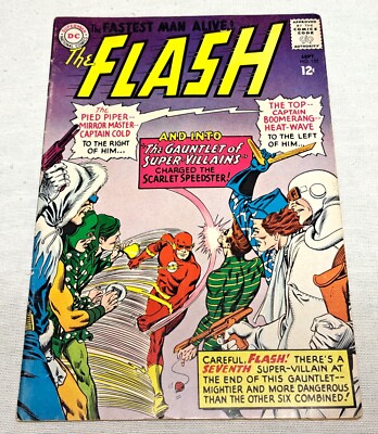 THE  FLASH  #155 -  1st App The Rogues Gallery! DC Comics  SEPT 1965
