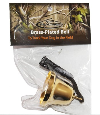 Real Tree Grouse Hunting Brass Plated Bell Medium Tone Bird Dog Training