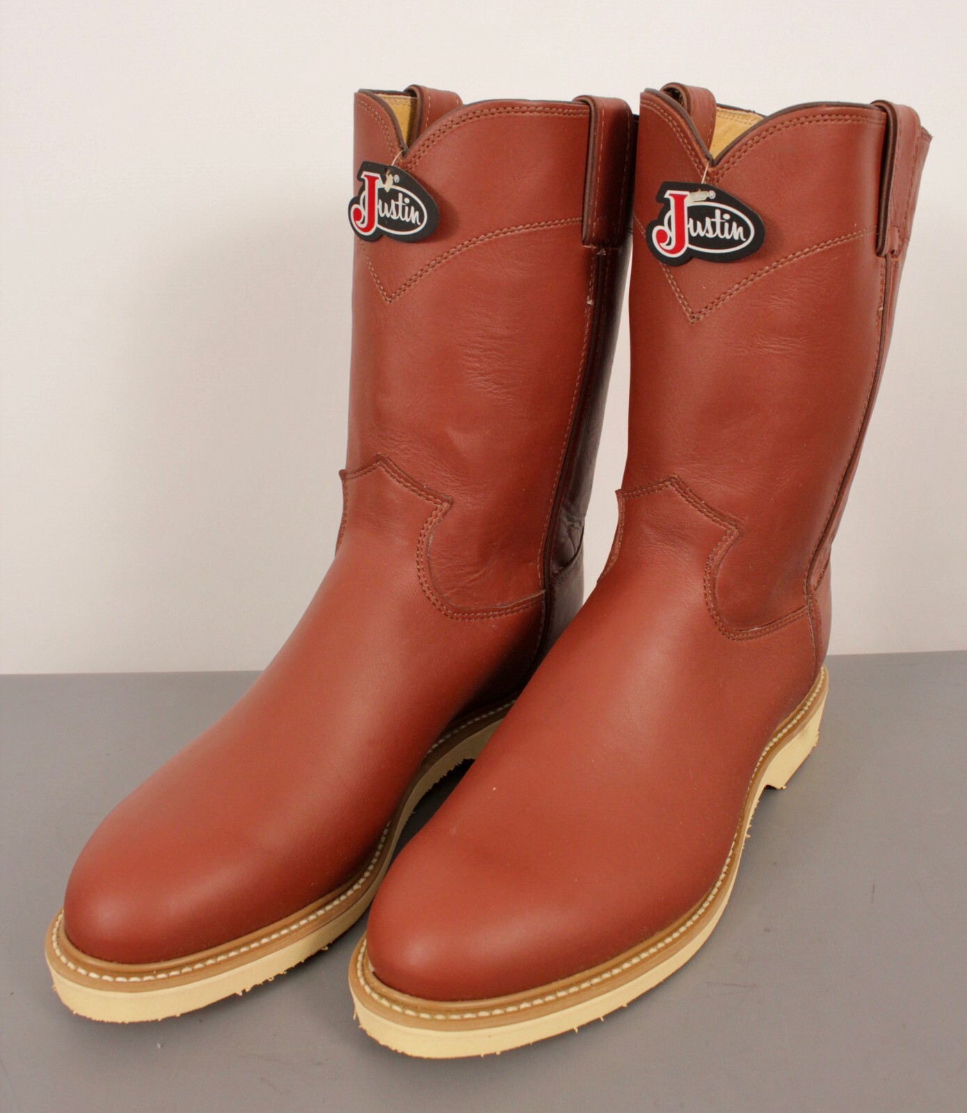 靴 80s vintage PECOS BOOTS Vintage Red Wing Leather Boots - Pecos Western Cowboy Style