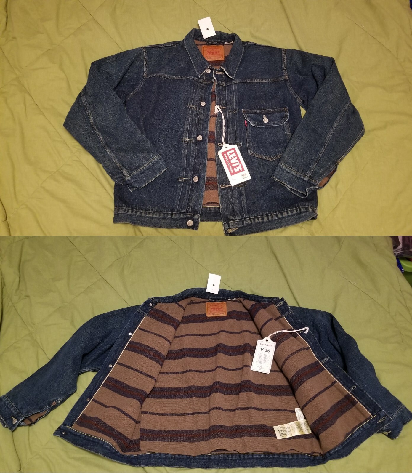 Levi's Vintage clothing LVC 1936 Type 1 cone Denim Jacket Levi's Vintage clothing LVC 1936 Type 1 cone Denim Jacket