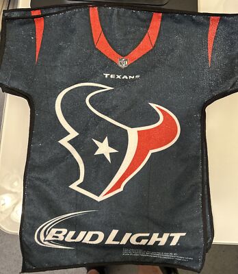 2013 HOUSTON TEXANS OFFICIAL BUD LIGHT JERSEY TOWEL''NEW'' LIMITED