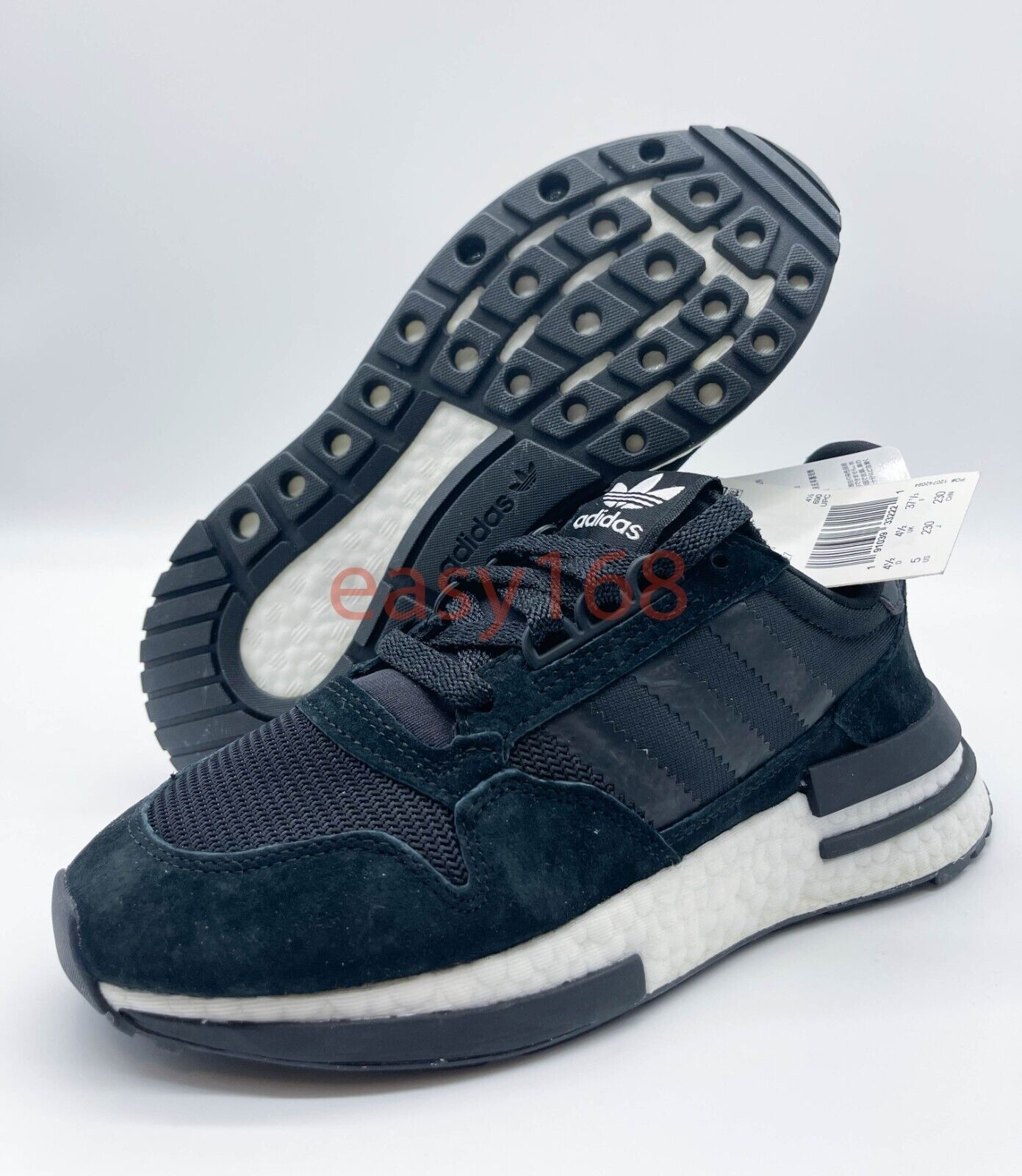 New Adidas Boost ZX 500 RM Shoes black B42227 Men's Size 5 Training Running New Adidas Boost ZX 500 RM Shoes black B42227 Men's Size 5 Training Running