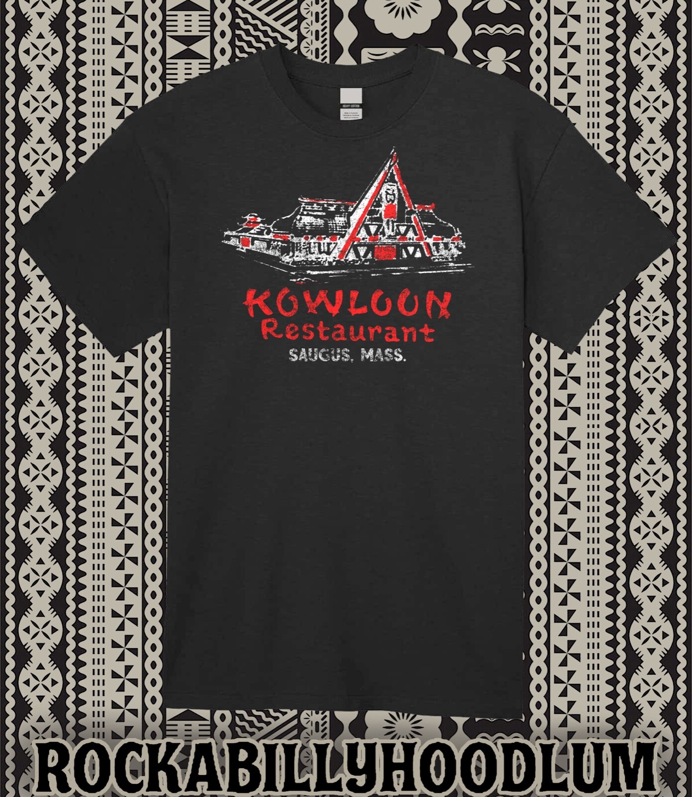 Retro Tiki Art Tee T Shirt 100% Cotton Bar Mug Restaurant