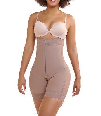 Fajas Colombianas Short Levanta Cola Strapless Post Surgery Invisible Girdle