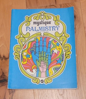 Vintage 60s Mattel Mystique Palmistry Book Palm Reading 1969
