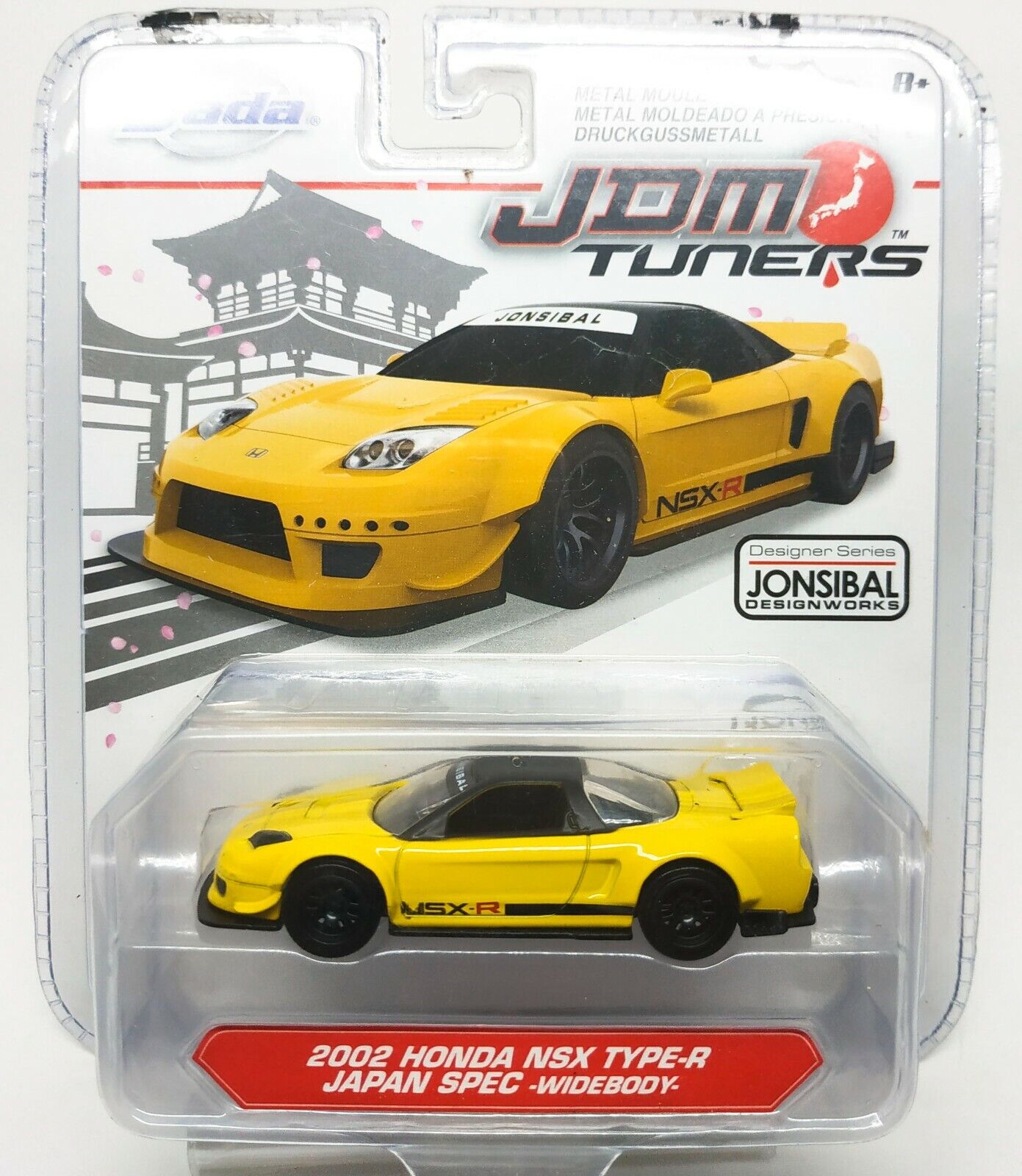 JADA 2002 Honda NSX Type R Japan Spec Wide Body Yellow 1/64 JADA 2002 Honda NSX Type R Japan Spec Wide Body Yellow 1/64