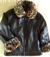 Copper Key Girls 6 6X Faux Leather Leopard Cheetah Fur ...