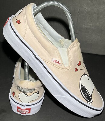 Vans X Peanuts Snoopy Lucy Smack Classic Slip On Shoes Unisex M 7/W 8.5 *Retired