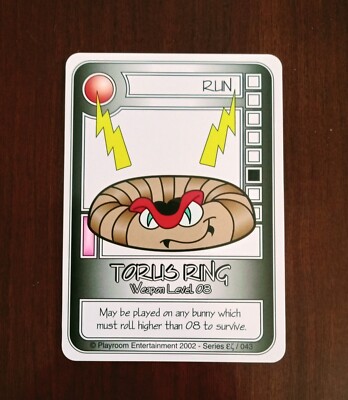 Killer Bunnies Blue Starter Card Game Replacement Parts-Buy What You Need