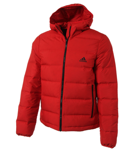 helionic down hooded jacket