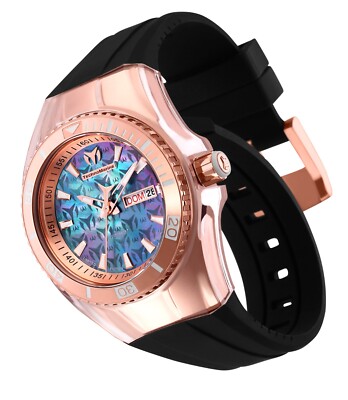 TechnoMarine Women's TM-115327 Cruise Monogram Rose Gold 40mm Watch 2 Straps !!
