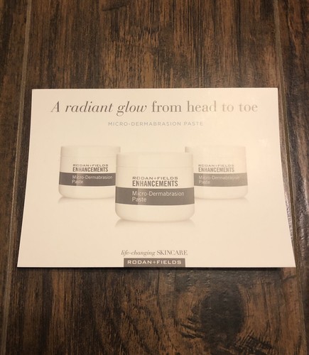 Rodan and + Fields Enhancements MicroDermabrasion Paste 10 Packets 5ml each