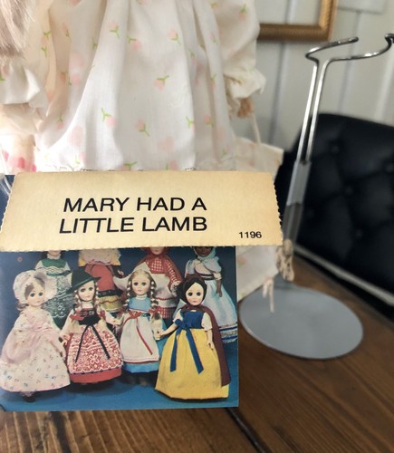 American Doll Effanbee Mary Had a Little Lamb Doll, No. 1196, Storybook Series