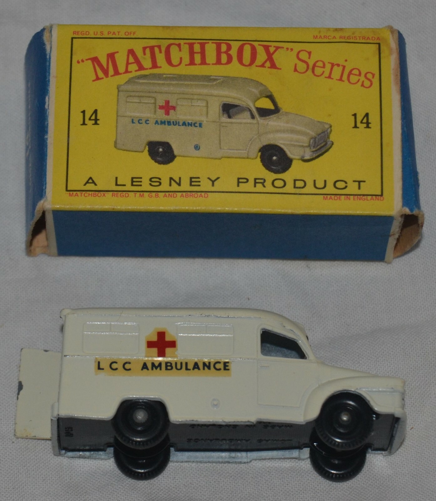 MATCHBOX 　No.14 　LOMAS AMBULANCE MATCHBOX LESNEY No 14 LOMAS AMBULANCE | eBay
