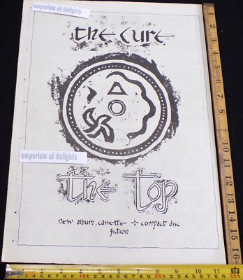 THE CURE - The Top 1984 POSTER SIZED music press advert