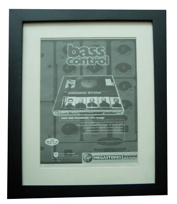 ASIAN DUB FOUNDATION+Rafi's Revenge+POSTER+AD+ORIG 1998+FRAMED+FAST+GLOBAL SHIP