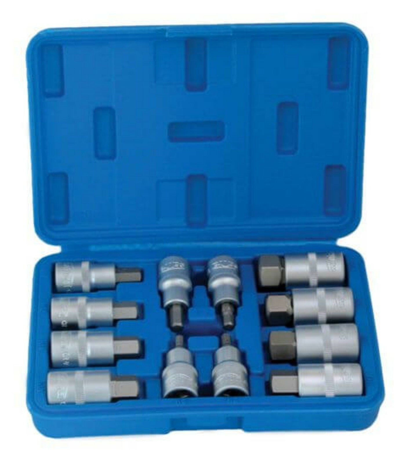 SH13SAE 13pc 1/4 Dr SAE Imperial Hex /Allen Bit Socket Set Extra Short
