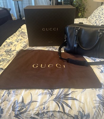 Authentic Gorgeous Gucci Leather Briefcase Interlocking G - New without tags!