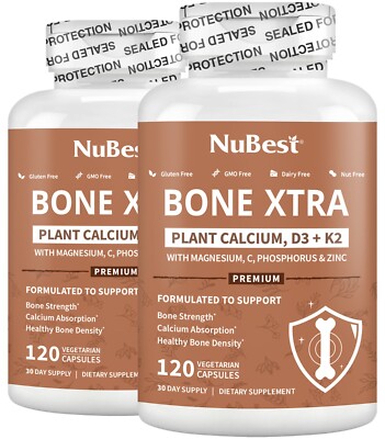 Bone Xtra Supplement,  Bone Strength Formula For Teens & Adults - Pack 2