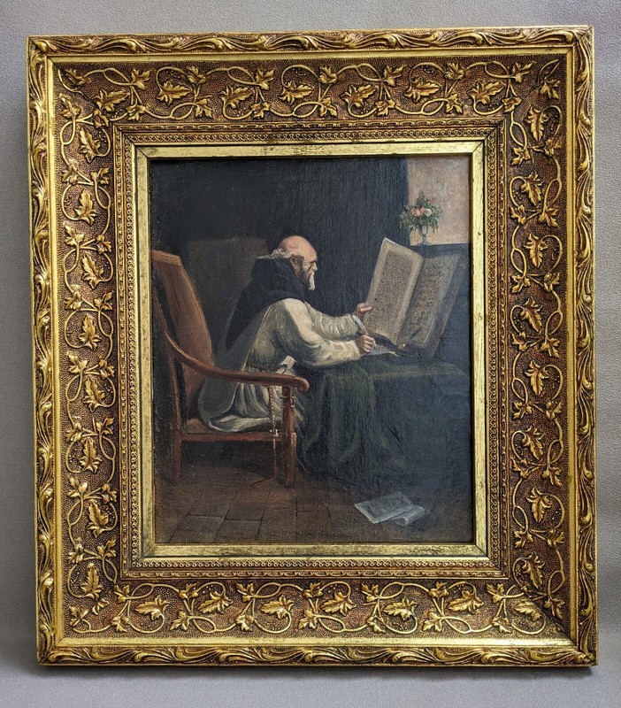 Tableau Ancien Huile Sur Toile D'AprÃ¨S FranÃ§Ois Marius Granet