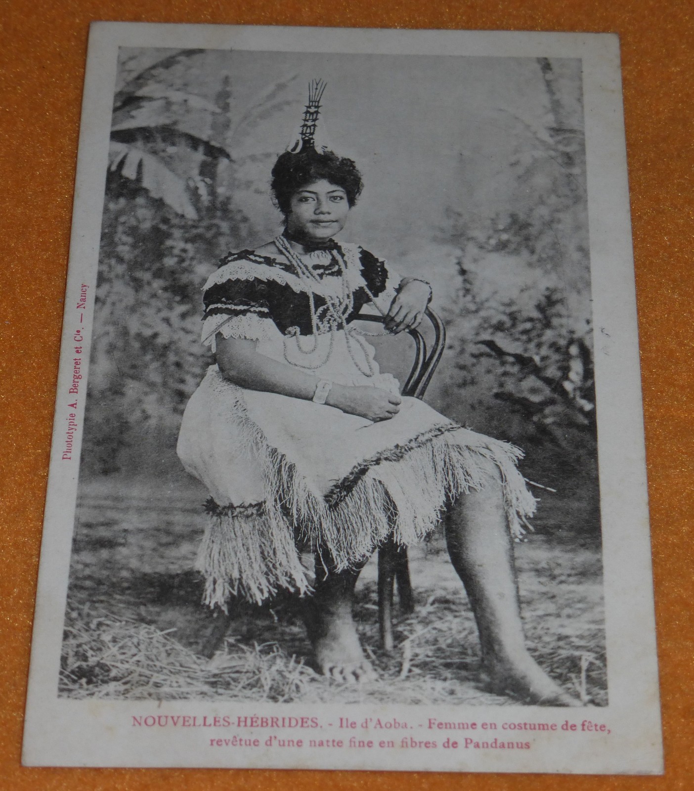Noumea Neukaledonien Foto AK Aoba Insel Vanuatu 1905 Nouvelle-Caldonie France