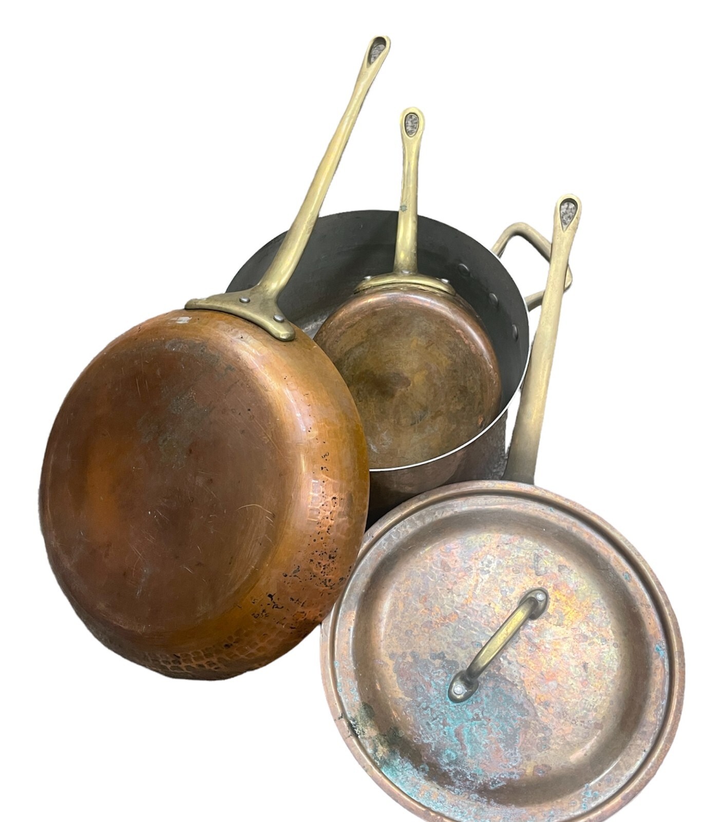 VINTAGE LOT OF FOUR RUFFONI ITALY COPPER PANS POTS | eBay VINTAGE LOT OF FOUR RUFFONI ITALY COPPER PANS POTS | eBay