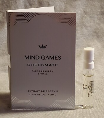 AUTHENTIC Mind Games Checkmate Extrait de Parfum *NEW* .06 oz. sampls spray