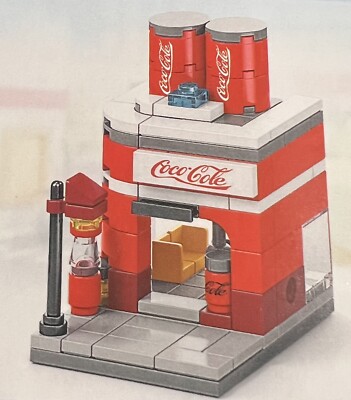 Coco Cole 103 PCS Building Block Minifuger soda shop / restaurant