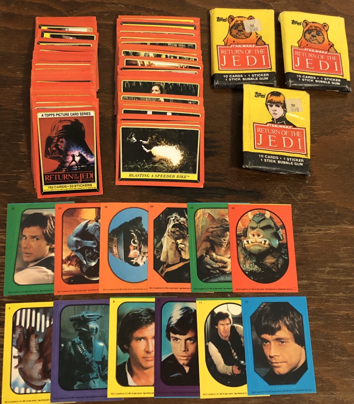 Collectors.com - Trading Cards - TOPPS STAR WARS RETURN OF THE JEDI - WAX PACK