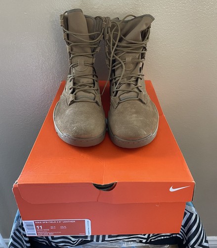nike combat boots tan